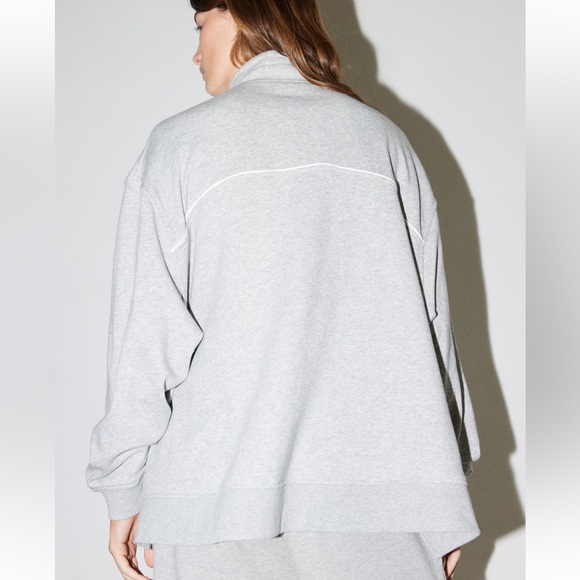 Urban Outfitters Out From Under Belmar Henley Popover Grey Sweatshirt Size XS - Picture 9 of 9